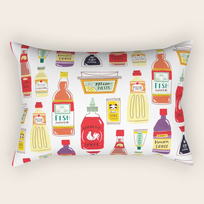 Asian Seasonings Rectangular Pillow Gallery Image 2