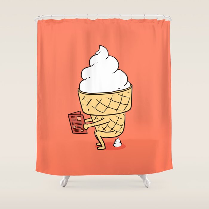 Everyone Poops by ilovedoodle Shower Curtain Gallery Image 1