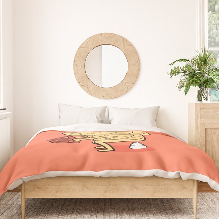 Everyone Poops by ilovedoodle Duvet Cover Gallery Image 3