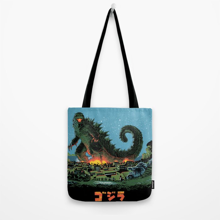 Godzilla - Blue Edition Tote Bag Gallery Image 2