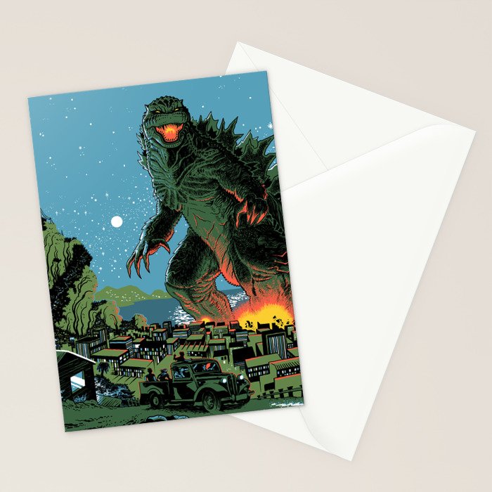 Godzilla - Blue Edition Stationery Card Gallery Image 2