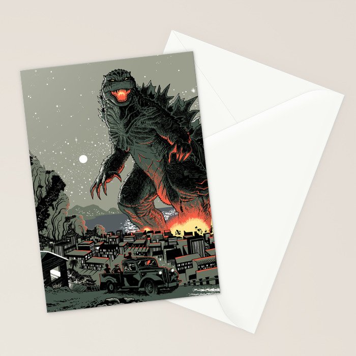 Godzilla - Gray Edition Stationery Card Gallery Image 2
