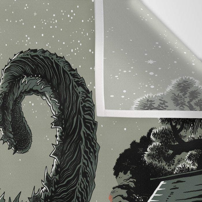 Godzilla - Gray Edition Wall Tapestry Gallery Image 3