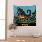 Godzilla - Blue Edition Wall Tapestry Gallery Image 2