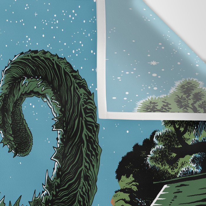 Godzilla - Blue Edition Wall Tapestry Gallery Image 3