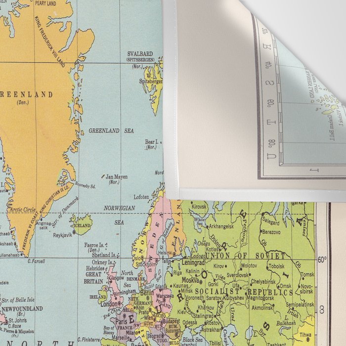 World Map Wall Tapestry Gallery Image 3