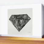Black Diamond Wall Mural Gallery Image 2
