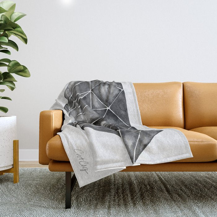 Black Diamond Throw Blanket Gallery Image 1
