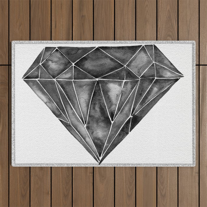Black Diamond Outdoor Rug Gallery Image 1