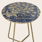 Pride and Prejudice by Jane Austen Vintage Peacock Book Cover Side Table Gallery Image 2