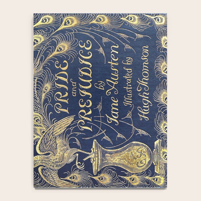 Pride and Prejudice by Jane Austen Vintage Peacock Book Cover Notebook Gallery Image 4