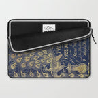 Pride and Prejudice by Jane Austen Vintage Peacock Book Cover Laptop Sleeve Gallery Image 2