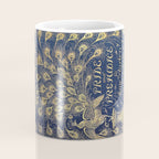 Pride and Prejudice by Jane Austen Vintage Peacock Book Cover Coffee Mug Gallery Image 4