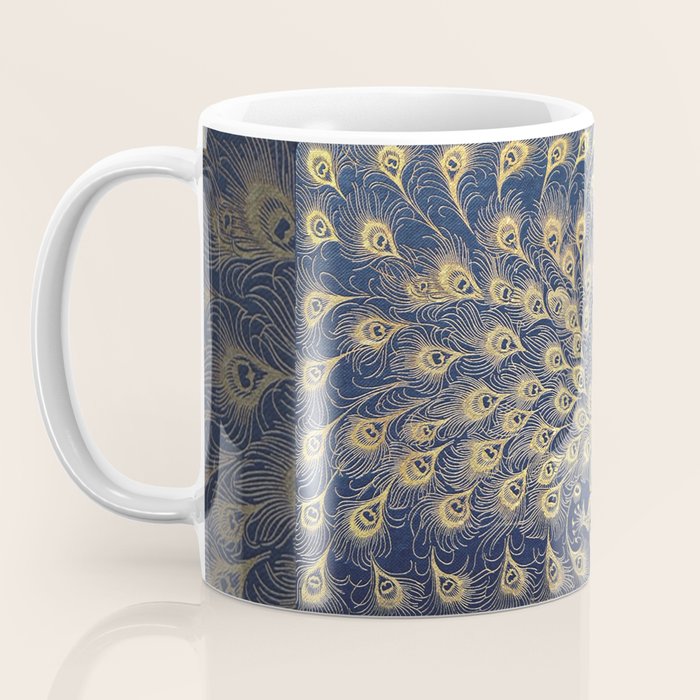 Pride and Prejudice by Jane Austen Vintage Peacock Book Cover Coffee Mug Gallery Image 3