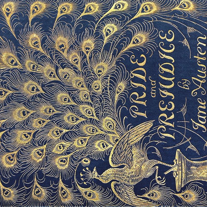 Pride and Prejudice by Jane Austen Vintage Peacock Book Cover Coffee Mug Gallery Image 2