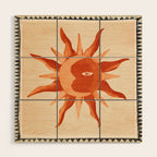 Bohemian Sun 5 Wood Wall Art Gallery Image 1