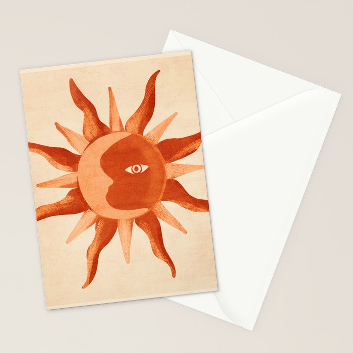 Bohemian Sun 5 Stationery Card Gallery Image 2