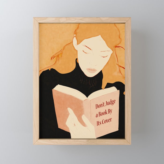 Donât Judge a Book By Its Cover 2 Mini Art Print Gallery Image 1