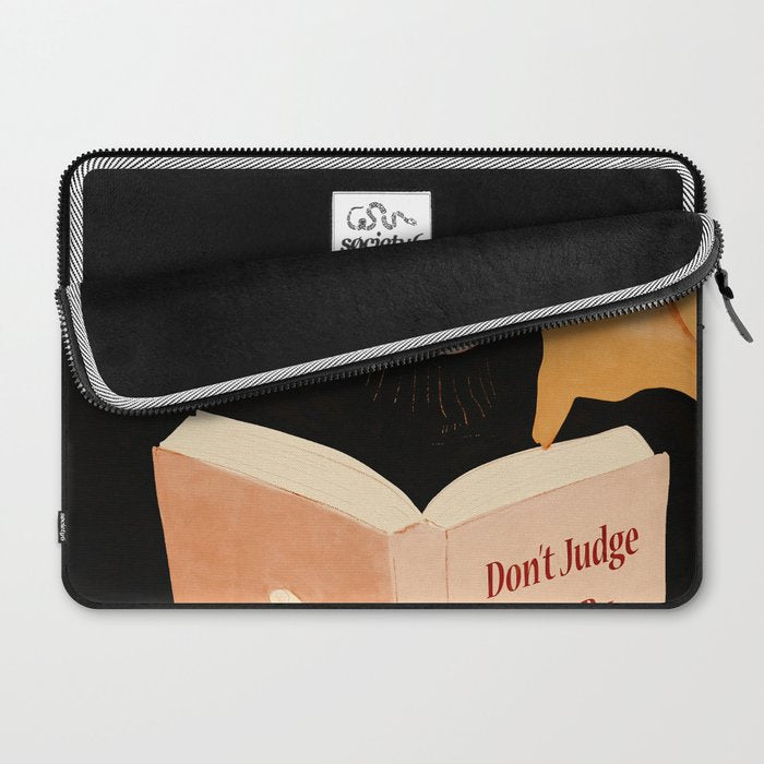 Donât Judge a Book By Its Cover 2 Laptop Sleeve Gallery Image 2