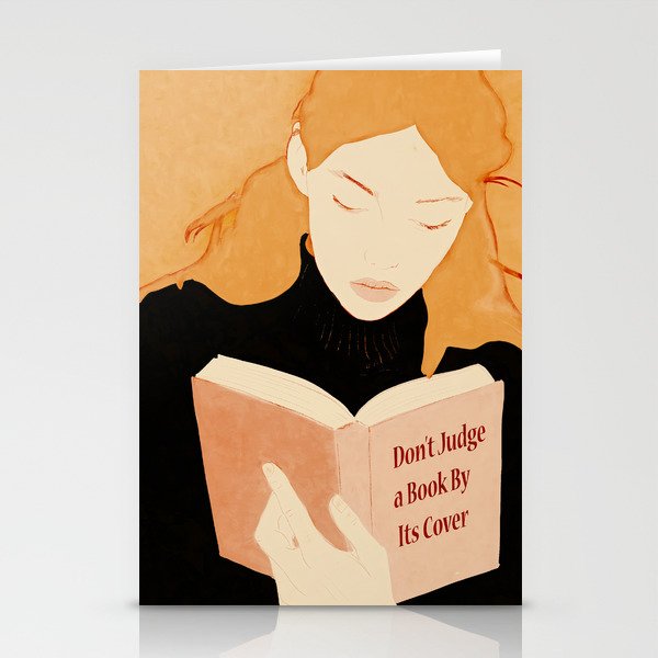 Donât Judge a Book By Its Cover 2 Stationery Card Gallery Image 1