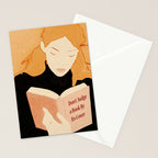 Donât Judge a Book By Its Cover 2 Stationery Card Gallery Image 2