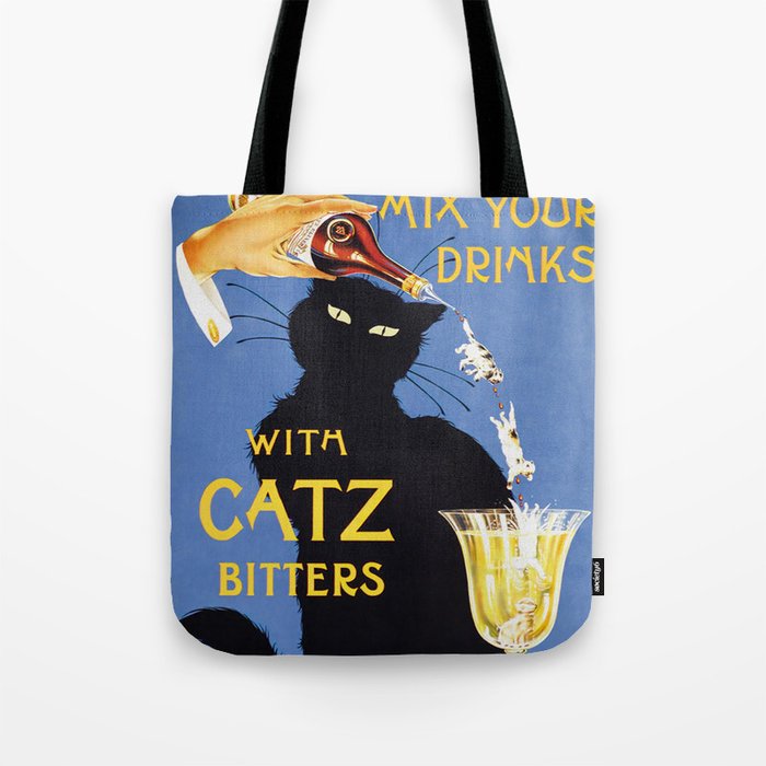 Catz Bitters Vintage Beverage Wall Art Tote Bag Gallery Image 1