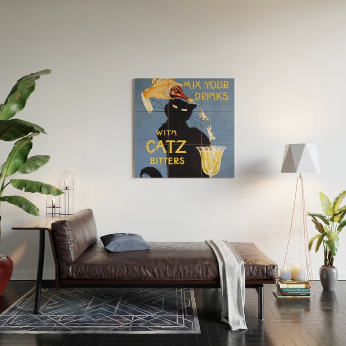 Catz Bitters Vintage Beverage Wall Art Wood Wall Art Gallery Image 2