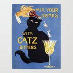 Catz Bitters Vintage Beverage Wall Art Poster Gallery Image 4