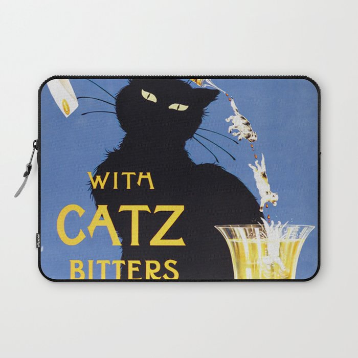 Catz Bitters Vintage Beverage Wall Art Laptop Sleeve Gallery Image 1