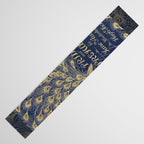 Pride and Prejudice by Jane Austen Vintage Peacock Book Cover Table Runner Gallery Image 3