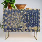 Pride and Prejudice by Jane Austen Vintage Peacock Book Cover Credenza Gallery Image 1