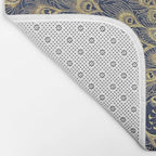 Pride and Prejudice by Jane Austen Vintage Peacock Book Cover Bath Mat Gallery Image 2