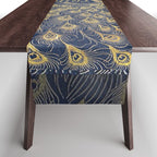 Pride and Prejudice by Jane Austen Vintage Peacock Book Cover Table Runner Gallery Image 1