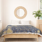 Pride and Prejudice by Jane Austen Vintage Peacock Book Cover Duvet Cover Gallery Image 3