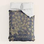 Pride and Prejudice by Jane Austen Vintage Peacock Book Cover Duvet Cover Gallery Image 6