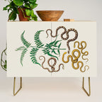 Vipers Aspis hugyi Serpentes Shinus molle Poster Print by Albertus SEBA Credenza Gallery Image 1