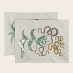 Vipers Aspis hugyi Serpentes Shinus molle Poster Print by Albertus SEBA Placemat Gallery Image 1
