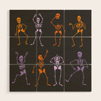 Skeleton Party  Wood Wall Art Gallery Image 1