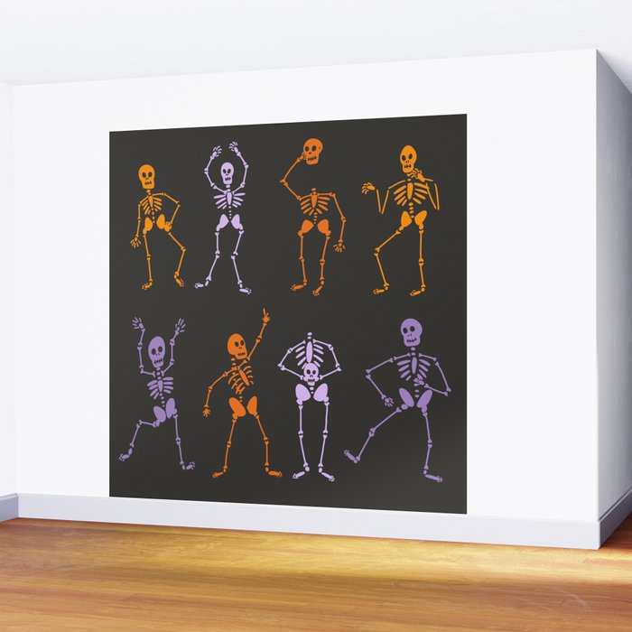 Skeleton Party  Wall Mural Gallery Image 2