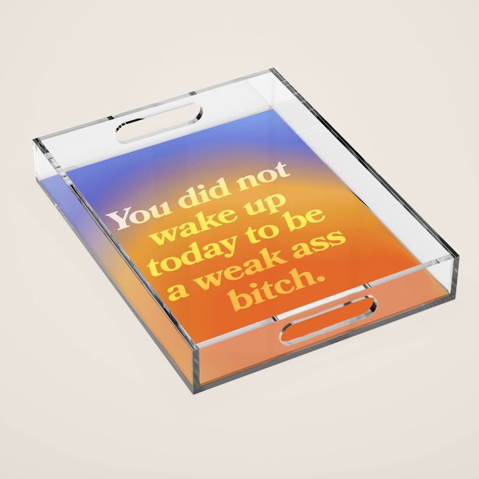 Good Morning Acrylic Tray Gallery Image 1