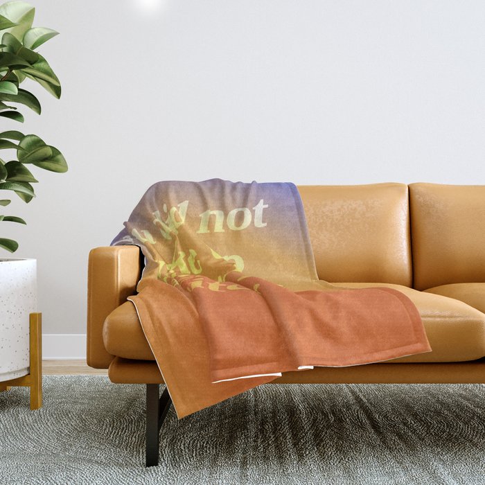 Good Morning Throw Blanket Gallery Image 1