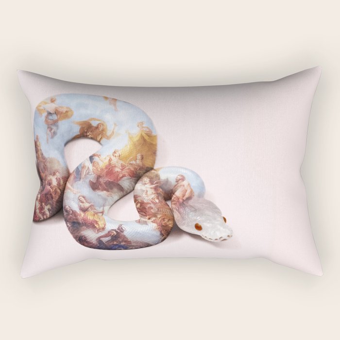 SNAKE PAINT Rectangular Pillow Gallery Image 1