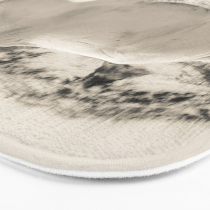 Wild Horses 3 - Black and White Bath Mat Gallery Image 3