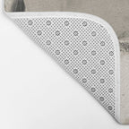 Wild Horses 3 - Black and White Bath Mat Gallery Image 2