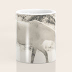 Wild Horses 3 - Black and White Coffee Mug Gallery Image 4