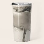 Wild Horses 3 - Black and White Travel Mug Gallery Image 3
