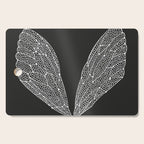 White Cicada Wings Cutting Board Gallery Image 1
