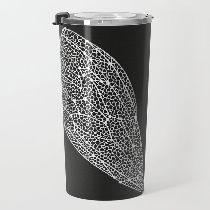 White Cicada Wings Travel Mug Gallery Image 3