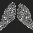 White Cicada Wings Coffee Mug Gallery Image 2