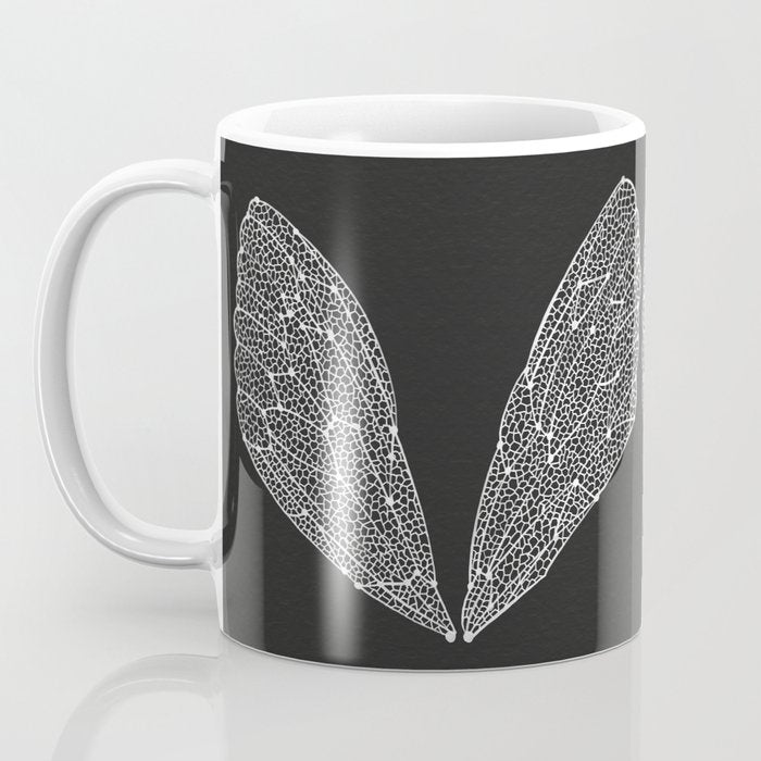White Cicada Wings Coffee Mug Gallery Image 3